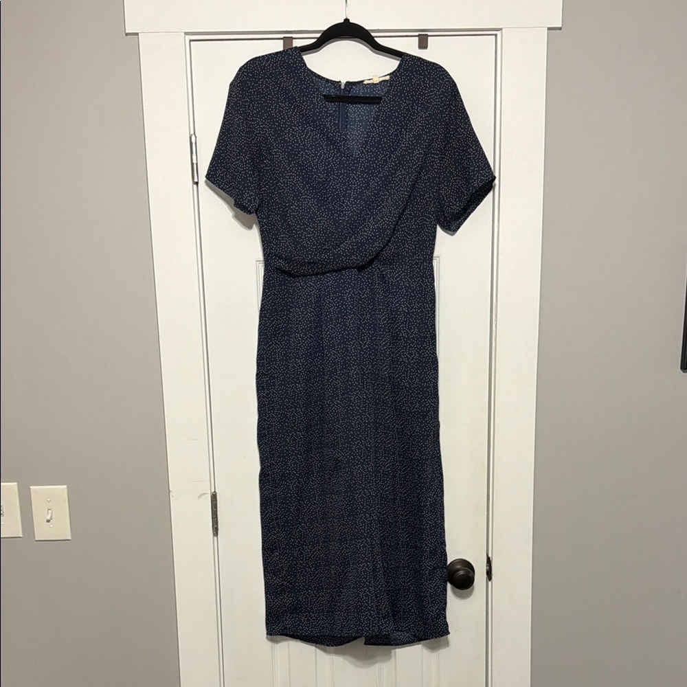 Elegant Navy Blue Women's Dress